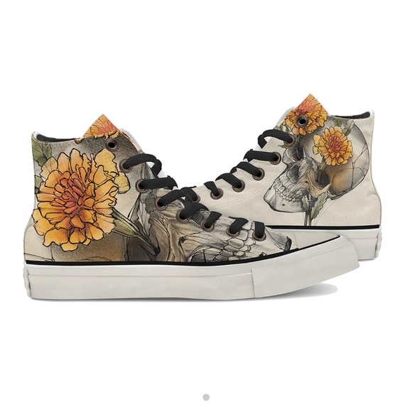 Blanx High Tops Designed by Alan Daniel Perez Mictlan Size 9.5 - Picture 1 of 11